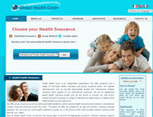 Tablet Screenshot of global-health-cover.com